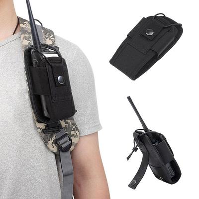 Tactical Walkie-Talkie Bag Radio Case Intercom Universal Pouch for Duty Belt Radio Holster Tactical Hunting Camping Adventure
