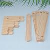 Rustic Wooden Display Riser 1Pcs Decorative Stand for Dessert Figurines Jewelry Organization Wedding Party Decor