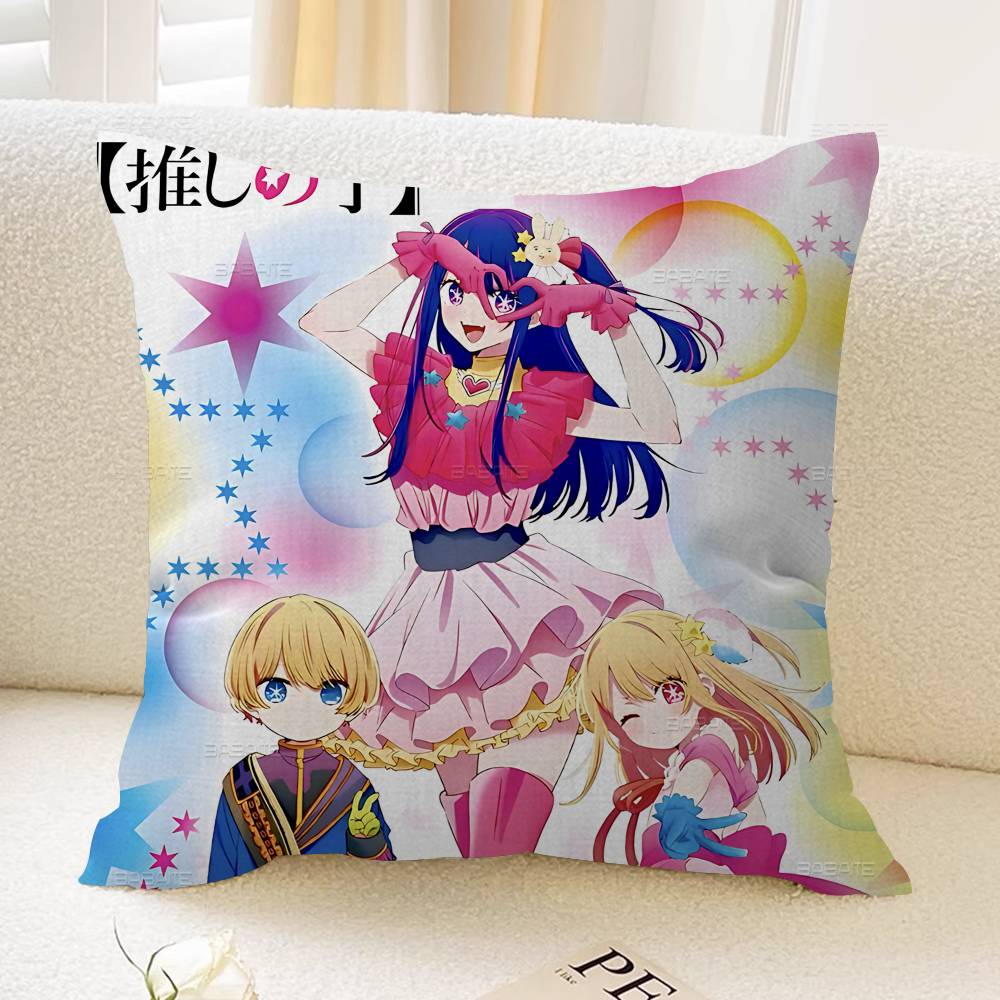 Japanese Anime OSHI NO KO Pillow Anime Pillow Sofa Bed Head Pillow Cover Cushion Cover 45x45 Cm Fashion