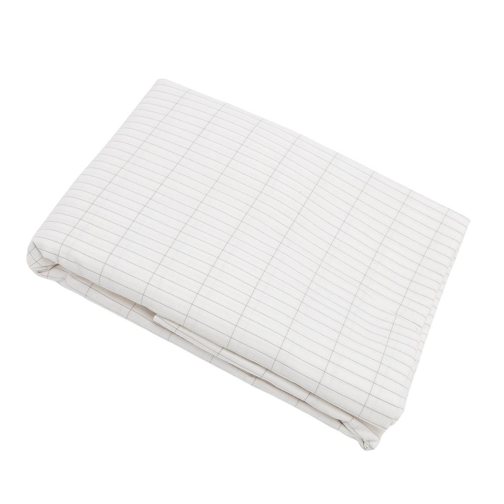 Grounding Bed Sheet Organic Cotton Silver Fiber Anti Static Earth Grounded Bed Sheet 153x203cm