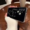 Funny Cute Cat Line Art Clear Phone Case For Samsung Galaxy A56 A57 A37 A55 A54 A36 A35 A26 A25 A17 A07 A52 A34 A73 A21s Cover