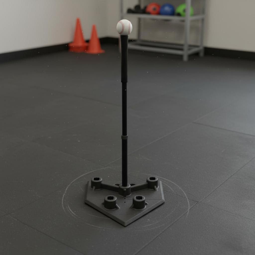Adjustable Batting Tee Easy Setup Sporting Long-Lasting for Children