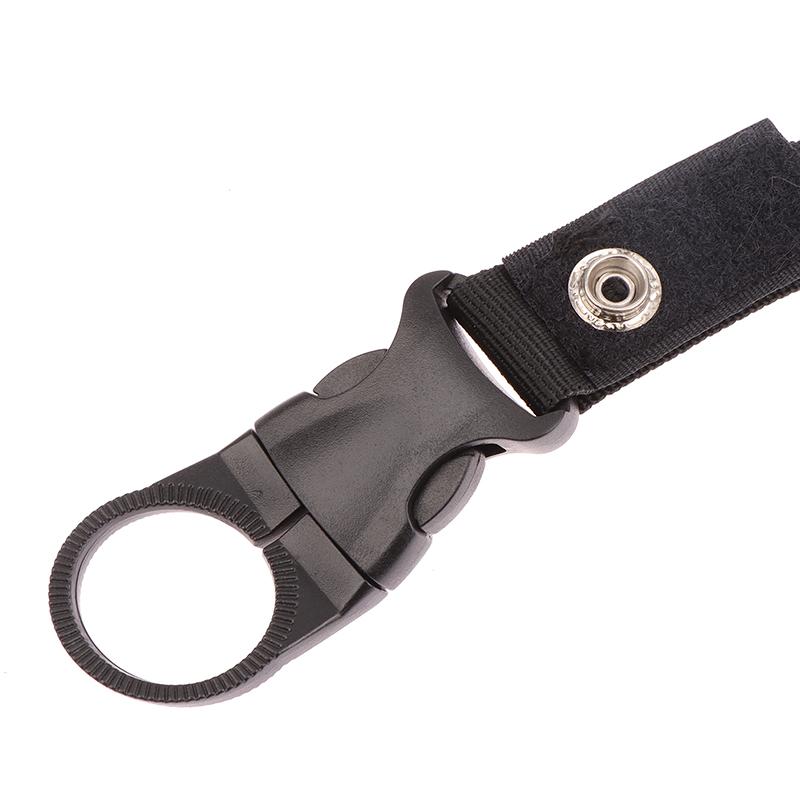 Webbing Buckle Hook Water Bottle Holder Clip Outdoor Military Nylon Climb Carabiner Belt Backpack Hanger Camp