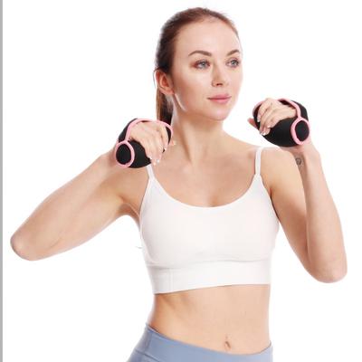 1Pair Wrist Support Soft Hand Weights Adjustable Straps - 2Lb 4Lb - Comfortable & Secure Weighted Neoprene Dumbbells With Straps
