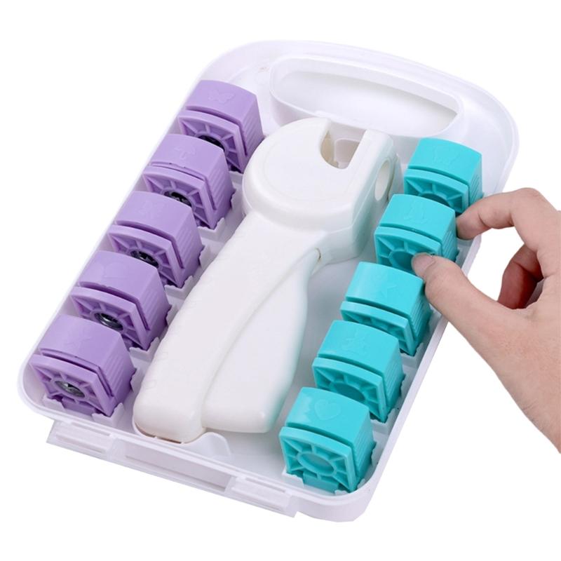 

Artistic Lace Pattern Paper Punches Crafting Tool With Effortless Operation Secure Locking Mechanism For Home Office 1