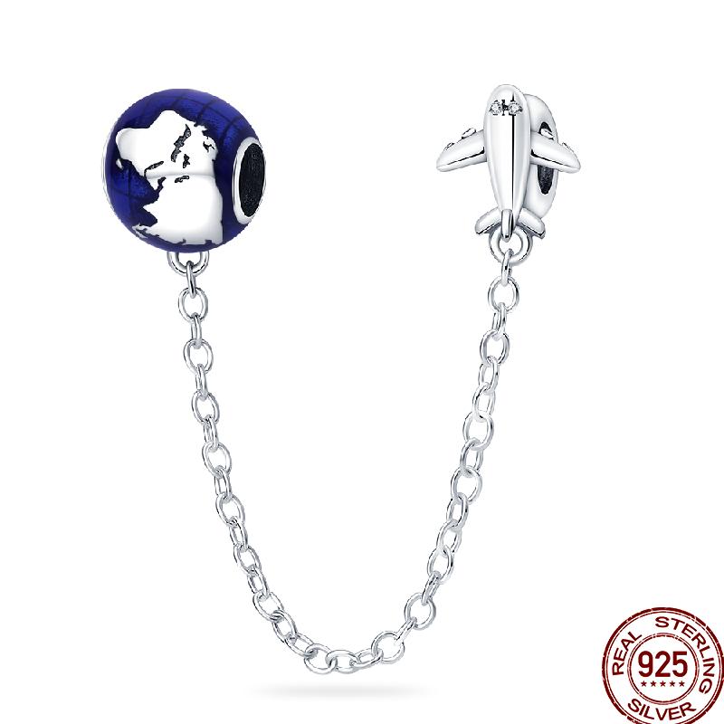 Copper Shiny Zircon Chain Series Beaded Beads Suitable For Pan Original Bracelet Diy Jewelry Gift