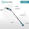 Yofidra Brushless 8Inch Telescoping Pole Electric Chainsaw High Branch Saw Garden Pruning Power Tool For Makita 18V Battery Pin