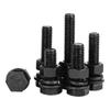 HAISIDIK HKC-287 Blackened 8.8 Grade Hex Bolt Nut Washer Set