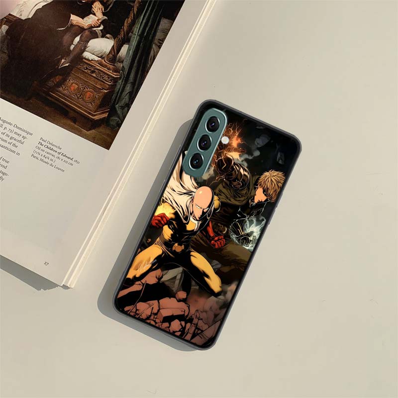 Punch Genos Phone Case for Samsung A54 A14 A24 A34 A17 A37 A57 A55 A35 A25 A15 A07 A05S A04S A12 A22 A32 A52S A72 Galaxy Note 20