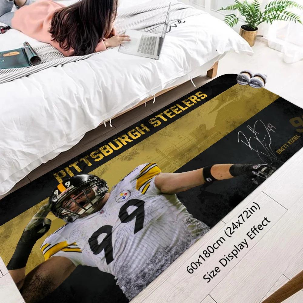 Carpets PittsburghS SteelerS Bath Rug Mat Rug for Bedroom Mats Kitchen Carpet for Bathroom Things to the Room Decoration Items