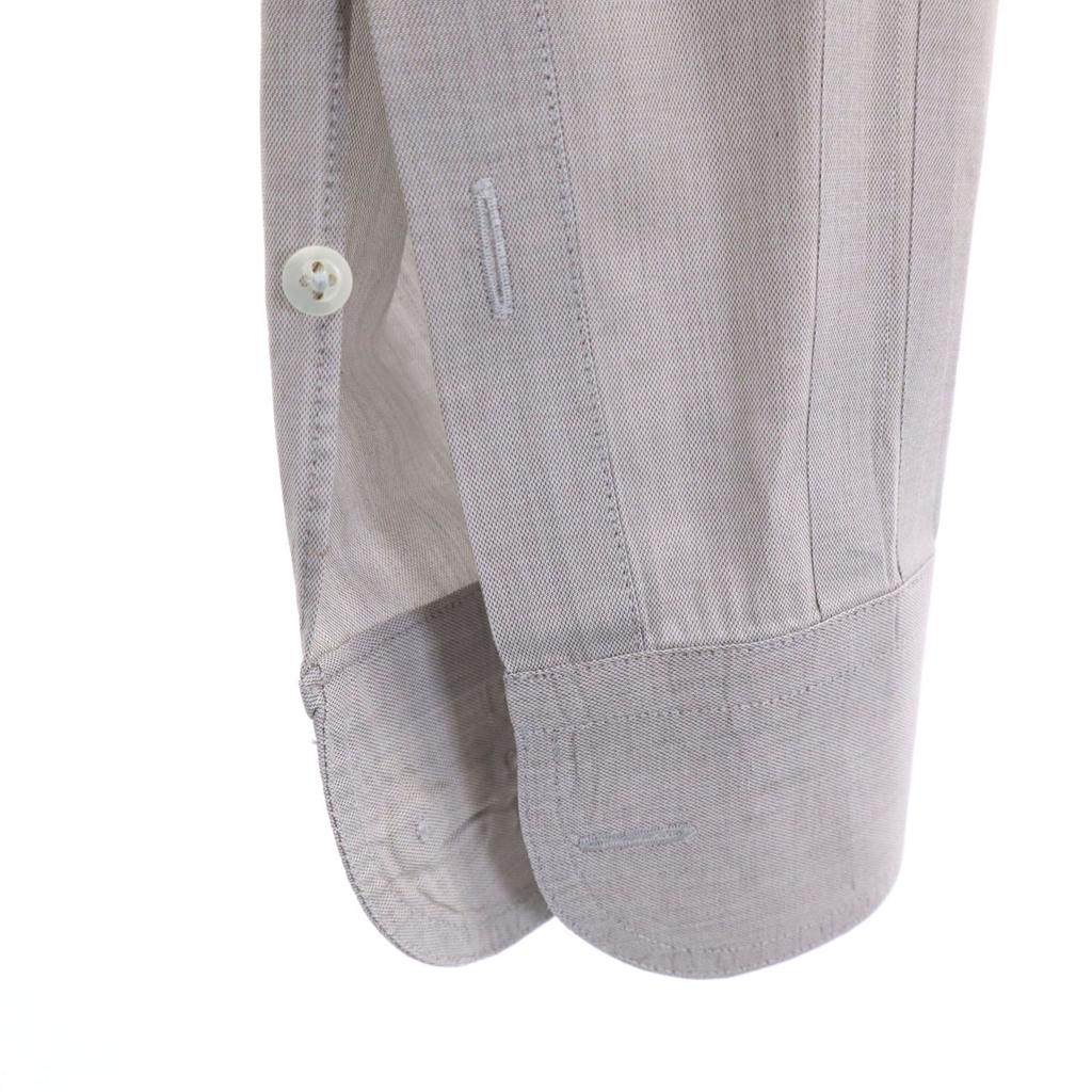 ARMANI COLLEZIONI Long sleeve Cotton shirt 41 Gray Men's Used