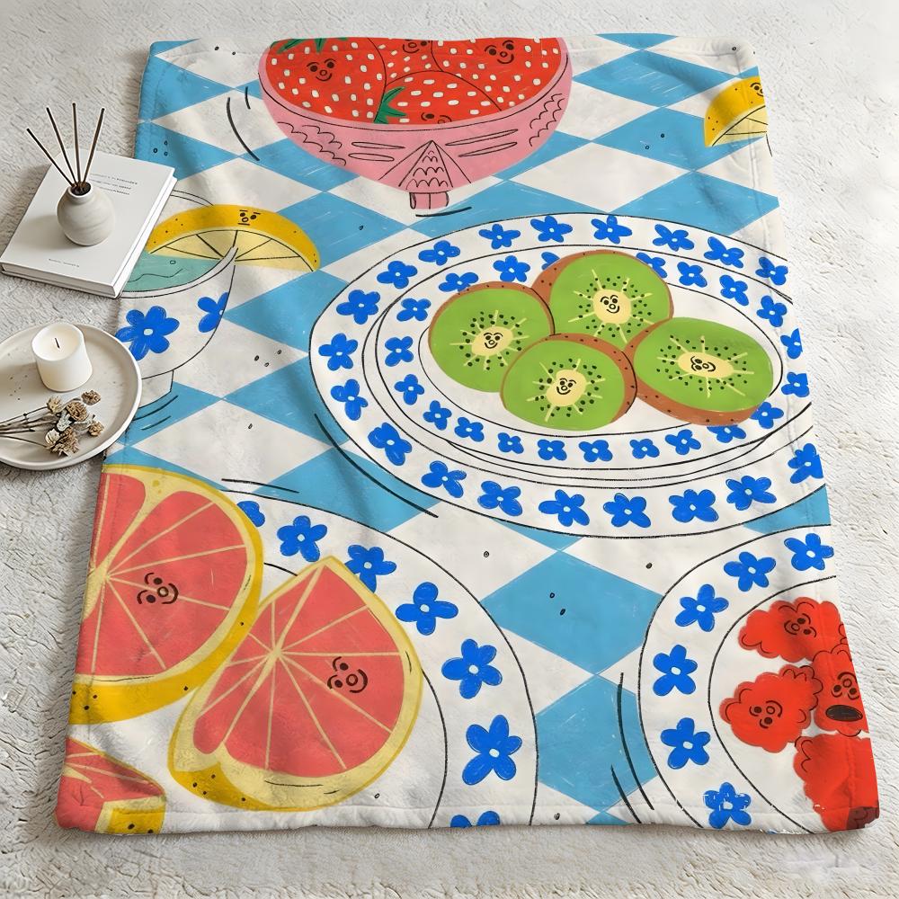 artist ttess smith robertss Throw Warm Soft Flannel Blanket Multiuse for Sofa Bed Camping Travel Nap