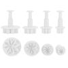 8pcs Daisy Pattern Fondant Cutter Mold 8 Petals Shape Flower Plunger Cutter  Summer Baking