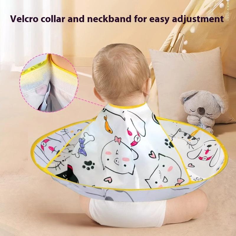1 Piece Children Colorful Hair Cutting Cape Salon Hairdresser Cloak Umbrella Cloth Foldable Kids Hairdressing Apron