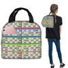 90 Ball Bingo Paper Game Insulated Lunch Bag for Women Children Portable Food Boxes Thermal Lunch Box Tote