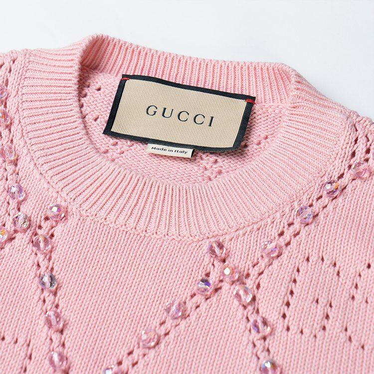 GUCCI SS22 Knitwear Women's Pink 691710-XKCAT-5307