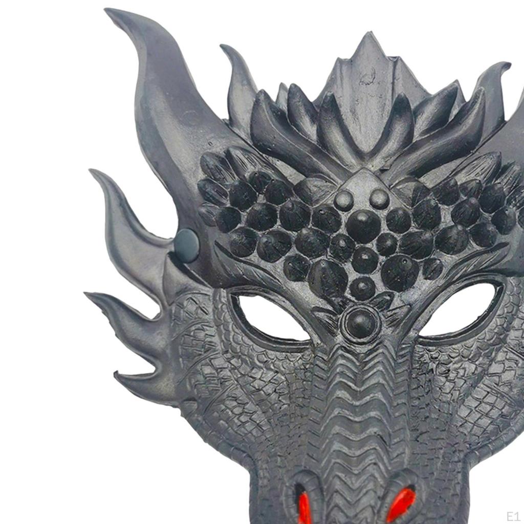 Maska na twarz Smoka Halloween Cosplay Zwierzęca Nakrycie głowy Pełna głowa Anime Pokrycie dla dorosłych