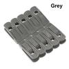 10pcs Non Slip Velvet Hangers Clips for Velvet Flocked Trouser Coat Clothes Clip Drying Racks Space Saving Hanging Hooks