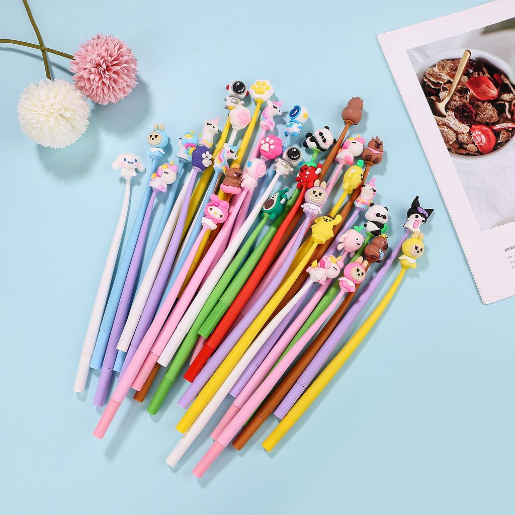 1 Pc Panda Shake Pen Neutral Pen Fluent Writing Suitable for Office Work, Brushing Questions, Signing Writing, Diaries, Notes, Student Classroom Pri