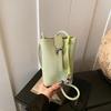 Simple retro mobile phone bucket bag new fashionable summer texture shoulder bag casual versatile messenger bag