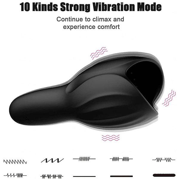 Male Masturbator Glans Vibrator 10 Speed Delay Sex Glans Trainer Penis Massager Head Penis Trainer Male Sex Products Male Adult Products