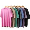 Cartoon Machine Bear Print Tshirts Casual Breathable Street Sweat Summer T-Shirts Personality Loose Cotton T Shirt For Men