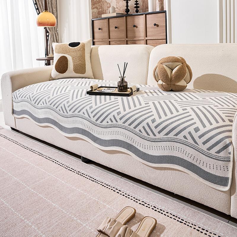 

Подушка для дивана Роскошный Высокий стиль Новый Всесезонный Универсальный Цельный Фиксированный Нескользящий Прямой Ряд Кожаный Чехол для дивана 70*70cm