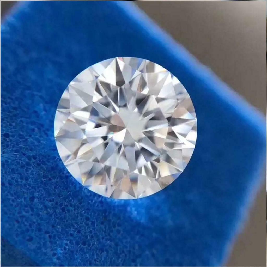 Diamond Cut CVD D Color VVS1 Lab Grown Diamond 1 Ct Brilliant Gemstone