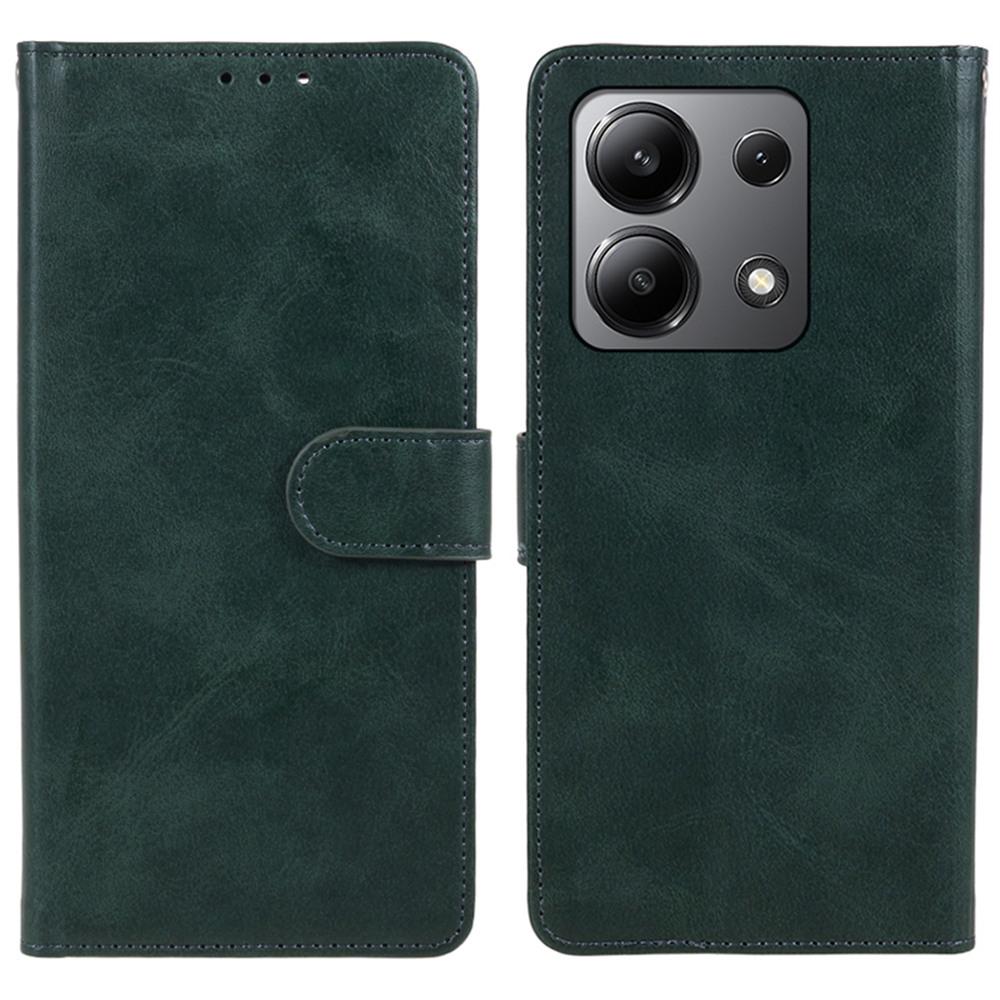 For Xiaomi Redmi Note 13 4G Case PU Leather Protective Card Holder Phone Cover