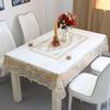 Waterproof, Heat-Resistant PVC Tablecloth - Oil-Proof, Wash-Free, European Style Rectangular Dining or Coffee Table Cover, Pastoral Design.