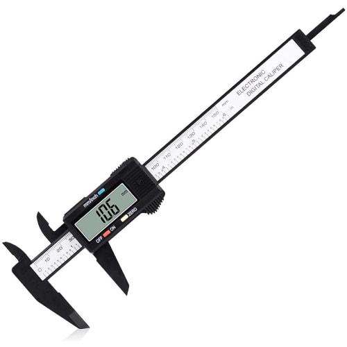 Digital Caliper with Case, Zero Point Setting Function, Precision Measurement, Battery Included, Measuring Instrument, Electronic Caliper, Digital Dis