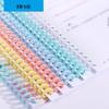 Kede You Adjustable 30-Hole Binder Rings for A4 Loose-Leaf Plastic Binding 7849