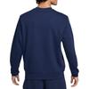 Nike Club Round Neck Logo Embroidered Long Sleeve Sweatshirt Men sweatshirt FB7685-410