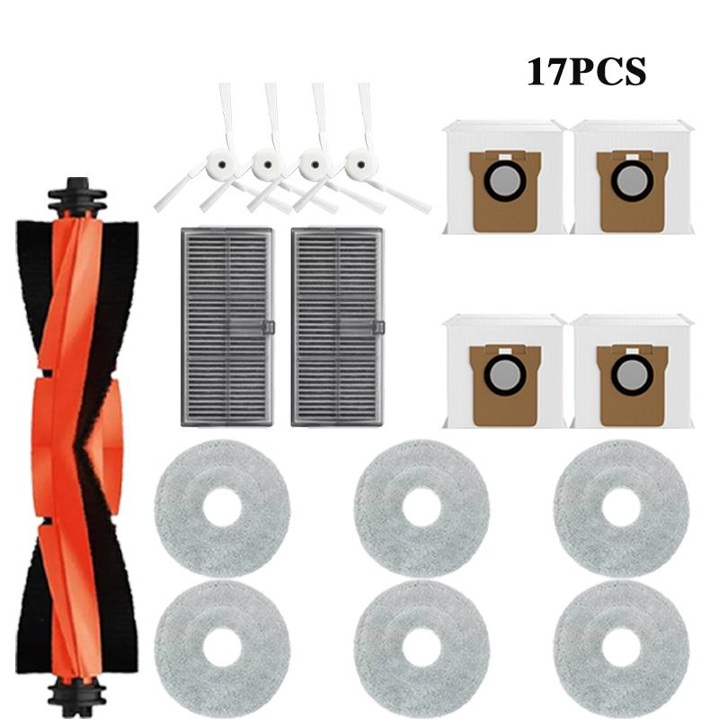 For Xiaomi Mijia M40 D110CN Robot Vacuum Spare Parts Main Side Brush Hepa Filter Mop Cloth Dust Bag Accessories Replacement