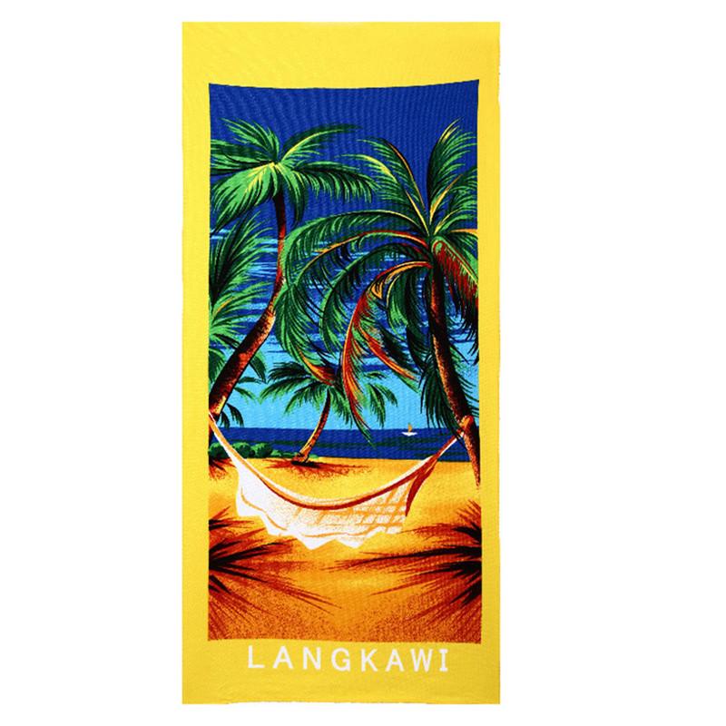 70x150cm Microfiber Summer Printed Absorbent Beach Towel Adult Swimwear Cover Home Hotel Travel Bathroom Shower Bath Mat