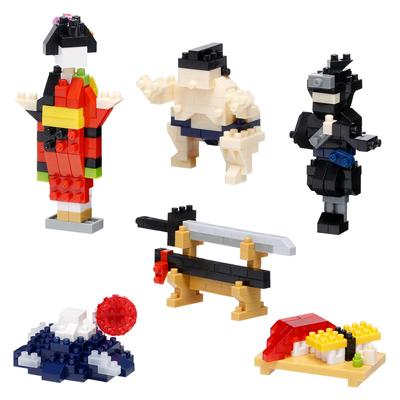 Kawada Nano Block Mini Nano Japan 1BOX 6 6 Types In Total (BOX) NBMC_74S = Pieces,