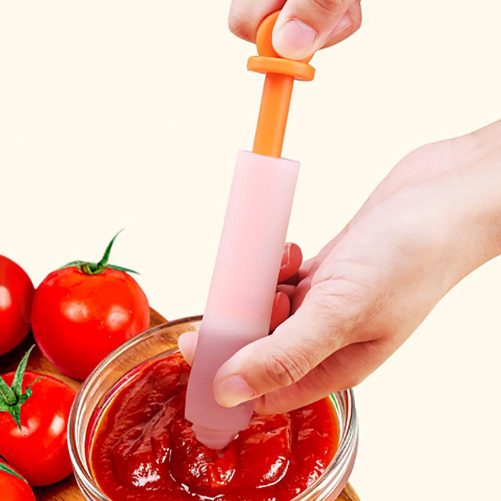 1Pcs Silicone Embossing Pen Set Chocolate Cream Writing Pen Embossing Mouth Cake Baking Biscuit Dessert Decorative Pen
