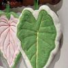 Hot Plant Leaves Hot Plant Cartoon Hand Towel Double-Layer Absorbent Thickened Quick Drying With Hanging Design Bathroom Kitchen
