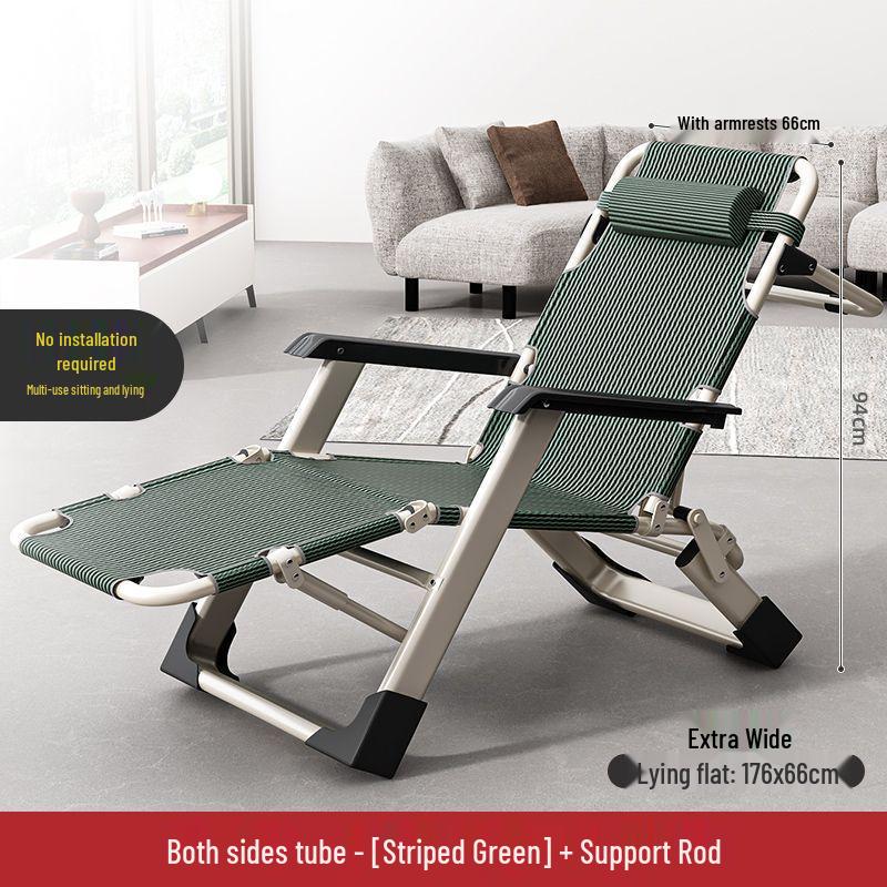 Reclining Foldable Lounge Chair for Napping, Office, or Home Use