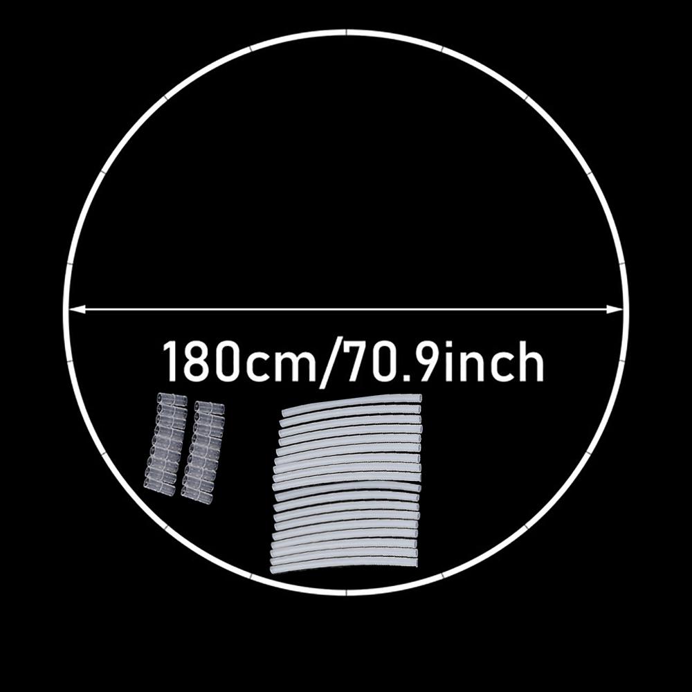Runtow 1pc Round Balloon Arch , Plastic DIY Wreath Frame Holder ,Balloon Stand Circle Base ,Birthday Party Wedding Decoration
