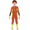 2.5mm Kids Boys Full Wetsuit Long Sleeve Thermal Dive Suit Snorkeling Surfing Swimming Water Sports Protection