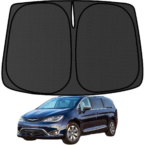 Ized Windshield Sun Shade for Toyota RAV4 -2024 2025 RAV-4 LE XLE Premium Blocks UV Rays Accessories,1:1 Tailored Foldable Thickened Front Window