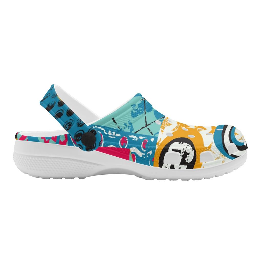 Colorful EVA Clogs Women Men Lightweight Breathable Slip On Garden Shoes Summer Beach Pool Bathroom Home Wear Pool Shower Use