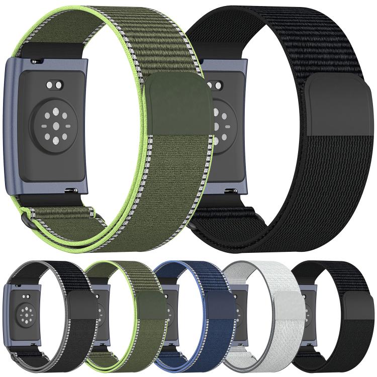For Amazfit Helio Strap xDfind Covered Nylon Loop Band