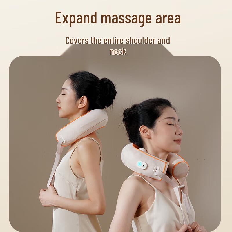 HEZHENG U-Shaped Neck Massager with Heat and Kneading