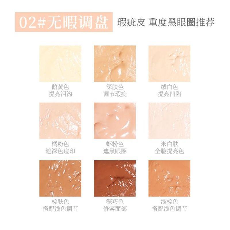 Xixi - 9 Colors Concealer Palette - Brown