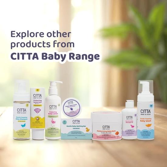 CITTA Moisturizing Baby Balm 100g & Protecting Sunscreen SPF 70 Combo | Babies & Kids | Gentle On Skin | Nourishes & Protects