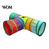 Collapsible Cat Hide Tunnel Rainbow Toy, with Peek Hole, Zippered Activity Toy Modular Tunnels, Can Be Freely Combined for Indoor Cats Kittens