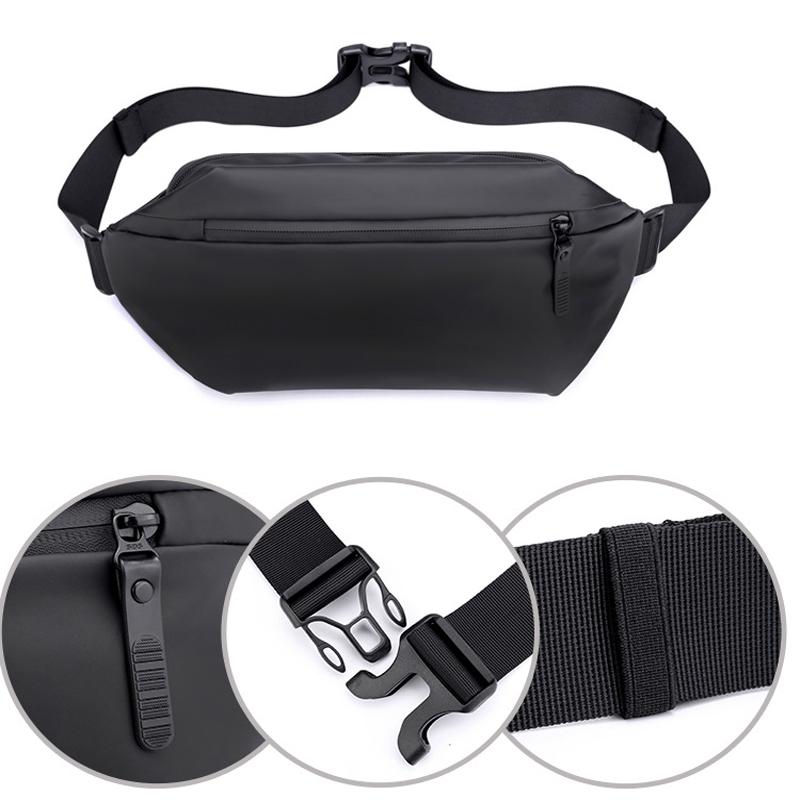 Outdoor Casual Waist Bag Men's Shoulder Crossbody Bag Multi-purpose Waterproof Travel Chest Portable and Durable