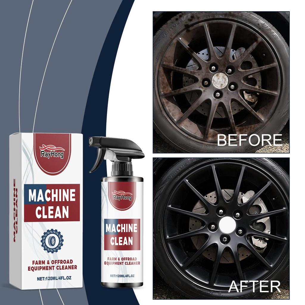 RAYHONG Car Tire Cleaner Car Wheel & Tire Dust Asphalt Non-Injury Plating Cleaner